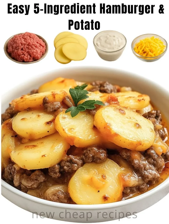 Easy hamburger skillet with potatoes, perfect for weeknight dinner.