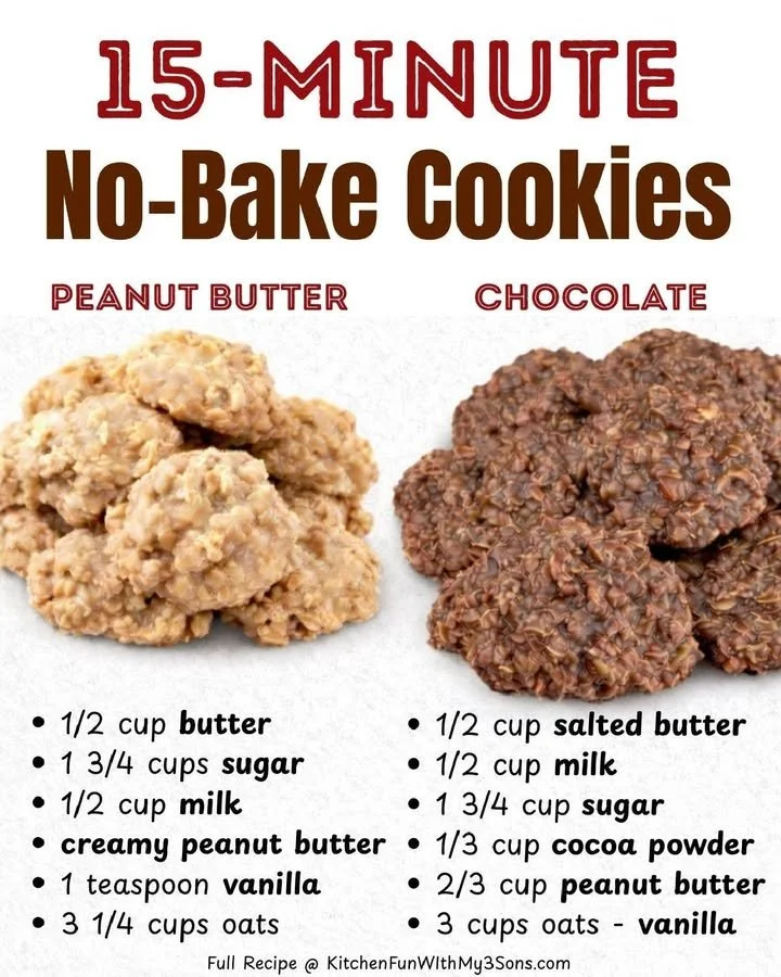 Delicious no-bake cookies arranged on a cooling rack